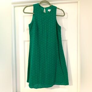 Calvin Klein eyelet leaf  sleeveless dress